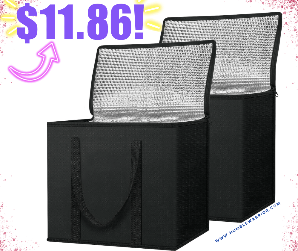 BALIENE 2-Pack of Insulated Reusable Grocery Bags!